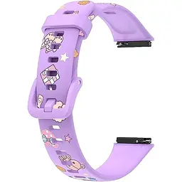 Силіконовий ремінець Becover Modern Style для Huawei Band 7/Honor Band 7 Purple (709451) - мініатюра 2