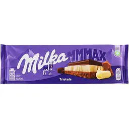 Шоколад Milka Triolade трехслойный с молочным и белым шоколадом 280 г