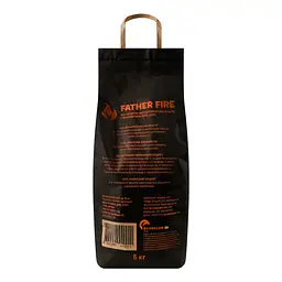 Брикети деревовугільні Father Fire, 5 кг - мініатюра 2