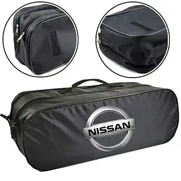 Сумка органайзер техдопомоги Nissan 53х19х13 см 2 відділення Чорна