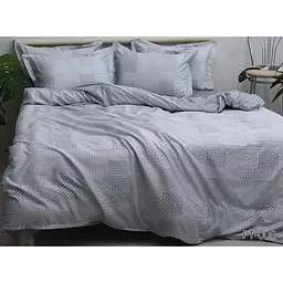 Комплект постільної білизни TAG Tekstil з компаньйоном Сімейний Сірий 000240705 (PT-008) - мініатюра 1