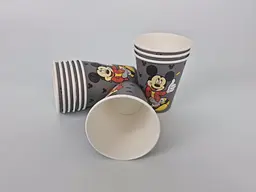 Склянки паперові одноразові, 400 мл, MICKEY MOUSE, 50 штук, для гарячих і холодних напоїв - мініатюра 2
