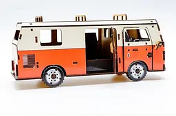 Конструктор "Мікроавтобус" Puz-00926, дерев'яний р.29, 7x13, 2x11, 8см PuzzleOk - мініатюра 4