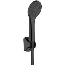 Душовий гарнітур Imprese Modus лійка 1 режим, тримач, шланг 1500 мм PVC black matt f03808210SP, Чорний матовий