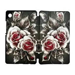 Чохол до планшета BeCover Smart Case Samsung Galaxy Tab A11 Plus SM-X236B 11.0" Black Rose (714013) - мініатюра 4