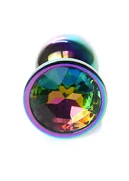 Анальна пробка - Jewellery Multicolour Plug Clear - мініатюра 2