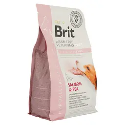Сухий корм для будь-якого віку собак Brit VetDiets Grain Free Hypoallergenic при харчовій алергії з лососем, горохом і гречкою 2 кг - мініатюра 3
