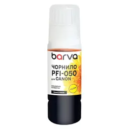 Чорнило Barva Canon PFI-050 Special, 70мл, Yellow pigmented (C050-966e)