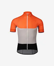 Велоджерсі POC Essential Road Light Jersey S Чорний-Помаранчевий
