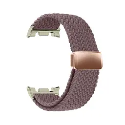 Ремінець для Samsung Watch 8/8 Classic (20x113 mm), Braided Solo Loop, фіолетовий, нейлоновий, текстильний, плетений, еластичний змінний браслет для смарт-годин, ArmorStandart (ARM87354) - мініатюра 2