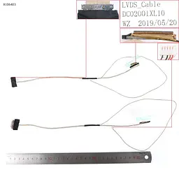 Шлейф матриці для Lenovo IdeaPad 100-15IBD Type 80QQ, (DC02001XL10, NANO_CG510_EDP 30Pin, Аналог)