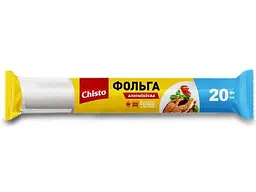 Фольга алюмінієва CHISTO 20м для харчових продуктів