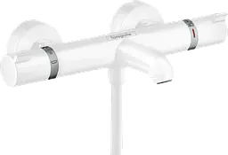 Змішувач з термостатом для ванни Hansgrohe Ecostat Comfort Matt White 13114700 Білий матовий