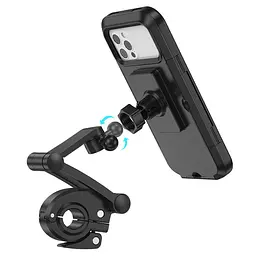 Вело- Мото- тримач Hoco CA101 Rider waterproof Black - мініатюра 2