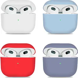 Чохол для навушників AirPods 3 Ultrathin Silicone Case Granny Grey [89172] - мініатюра 2