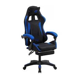 Крісло ігрове GT Racer X-2324 Black/Blue (X-2324 Fabric Black/Blue) - мініатюра 2
