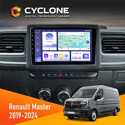 Штатна магнітола Renault Master 2019+ Cyclone C10-011 4x64, DSP Cyclone (НФ-00008982)