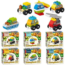 Конструктор DIY Toys Міський транспорт-2 в асортименті, CJ-3978804 (6896101)