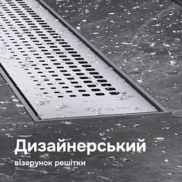 Трап для душу лінійний AM.PM Primeflow Cut Gradient 500 мм, універсальний затвор, хром (W02SC-P11-050-01SB) - мініатюра 3