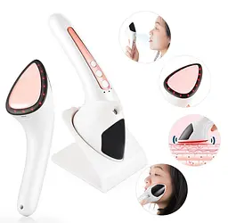 Масажер - зволожувач для обличчя SKIN IRONING XL-2308 з мікрострумами - мініатюра 5