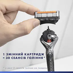 Станок для гоління чоловічий (бритва) Gillette Fusion ProGlide Flexball з 2 змінними картриджами - мініатюра 8