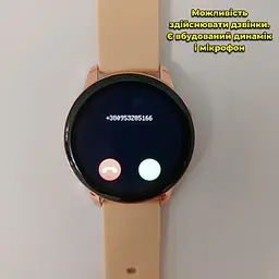Смарт годинник T2 Pro Active 2 Bluetooth, встановлення свого фону, прийняття/здійснення дзвінків Золотий - мініатюра 3