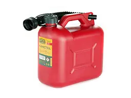 Каністра СИЛА пластик 5л HDPE для палива з лійкою