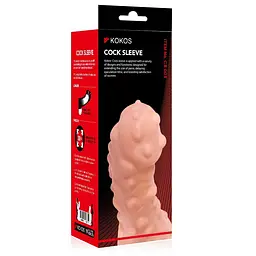 Насадка на член Kokos Cock Sleeve CS 003, S - мініатюра 9
