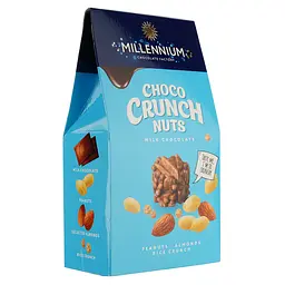 Уцінка. Цукерки Millennium Choco Crunch з арахісом, мигдалем та рисовими кульками 100 г (857543) - мініатюра 2