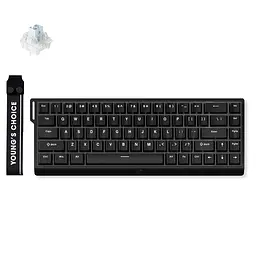 Ігрова дротова магнітна клавіатура Mchose Ace68 / Ice Blue Magnetic Switch / Black - мініатюра 2
