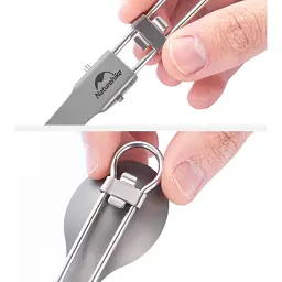 Ловилка Naturehike Titanium NH19C001-J Grey - мініатюра 4