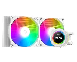 Водяне охолодження ID-Cooling Space LCD SL240 XE ARGB White - мініатюра 3