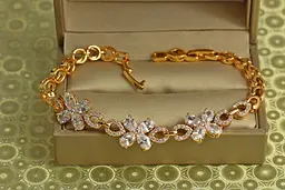 Браслет Xuping Jewelry Дикі квітки 19,5 см 12 мм золотистий
