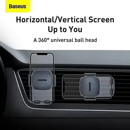 Тримач BASEUS Easy Control Clamp Car Mount Holder SUYK000101 Air Outlet Version - мініатюра 7