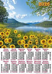 Календар плакат А2 Арт.А2-63