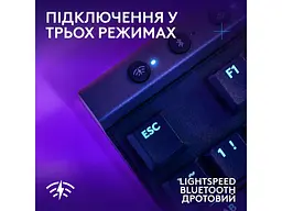 Клавіатура Logitech G515 LIGHTSPEED TKL Wireless Gaming Keyboard Black (920-014075) - мініатюра 5