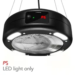 Обігрівач інфрачервоний підвісний Trotec IR 1550 SC 1500W + LED Black (1410003812) - мініатюра 6