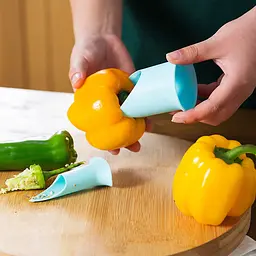 Пристрій для видалення серцевини болгарського перцю 2 шт. Memos, Kitchen Master 86284 - мініатюра 3