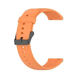 Ремінець силіконовий для смарт-годин BeWatch HW Huawei Watch 22 мм Помаранчевий (102HW03) - мініатюра 2