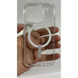 Оригінальний протиударний чохол Gear4 Crystal Palace MagSafe для iPhone 15 Pro (6.1") Прозорий (702312618) - мініатюра 9