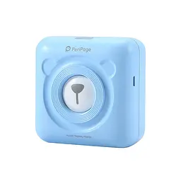 Портативний bluetooth термопринтер для смартфона PeriPage A6, блакитний (100335) - мініатюра 2