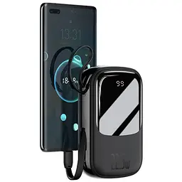 Портативна батарея Baseus Qpow Digital Display quick charg 20000 mAh 22.5 With Type-C Cable PPQD-I01 Black - мініатюра 3