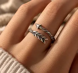 Срібна каблучка Jewellery Continent "Стріла" з чернінням 21 (К-0854) - мініатюра 4