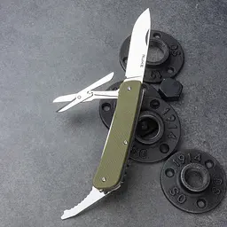 Багатофункціональний ніж Ruike Criterion L31, (8.5 см) 12C27 / G10 зелений, 18 інстр. - мініатюра 5