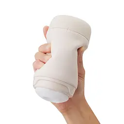 Мастурбатор TENGA PUFFY LATTE BROWN, ультрам’який матеріал, багаторазовий, наскрізний - мініатюра 6