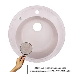 Мийка кухонна Lidz D510/200 COL-06 (LIDZCOL06D510200) - мініатюра 3