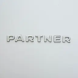 Емблема напис Partner роздільна наися скотч 1998-2004
