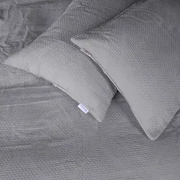 Постільна білизна MirSon №20-02 Waffle Gray 220x240 King Size (2200011032856) - мініатюра 3