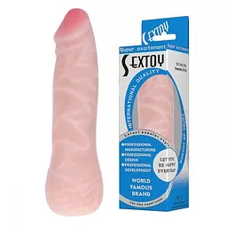 Фалоімітатор - Super Excitement Sextoy Fresh, 16 см - мініатюра 1