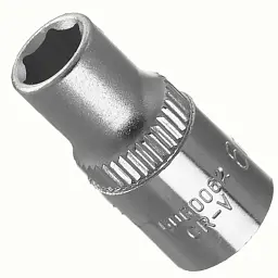 Насадка шестигранна коротка 1/4" 6мм CrV ULTRA (6060062) - мініатюра 6